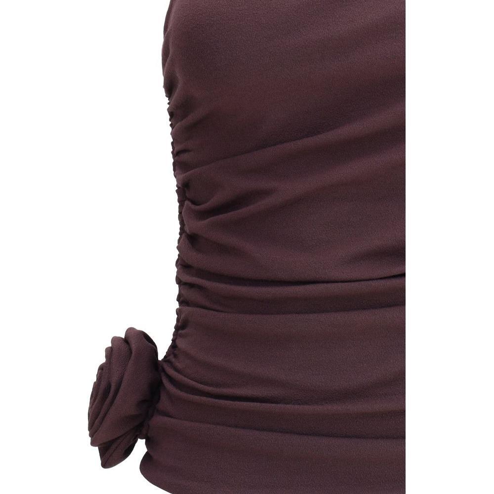 Magda Butrym One-shoulder Top 1728,72470364320,Clothing,IT36 | XS,Magda Butrym,New with tags,Purple,Tops & T-Shirts - Women - Clothing,Women,Women - Clothing Magda Butrym MA-106725BORDEAUX-IT36 | XS