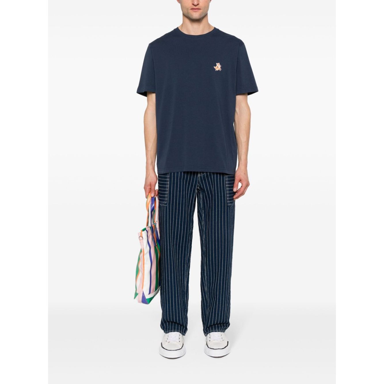 Maison Kitsuné Maison Kitsune fox motif T-shirt