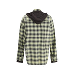 Maison Mihara Yasuhiro Hooded Shirt 1728,72470364320,Clothing,IT46 | S,IT48 | M,Maison Mihara Yasuhiro,Men,Men - Clothing,New with tags,Shirts - Men - Clothing,Yellow Maison Mihara Yasuhiro MA-J14SH183YELLOW-IT46 | S