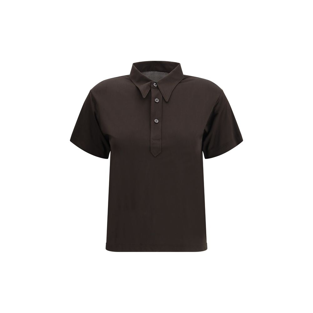 Margiela Semi-sheer polo Shirt MA-S51GL0062M20134144-L