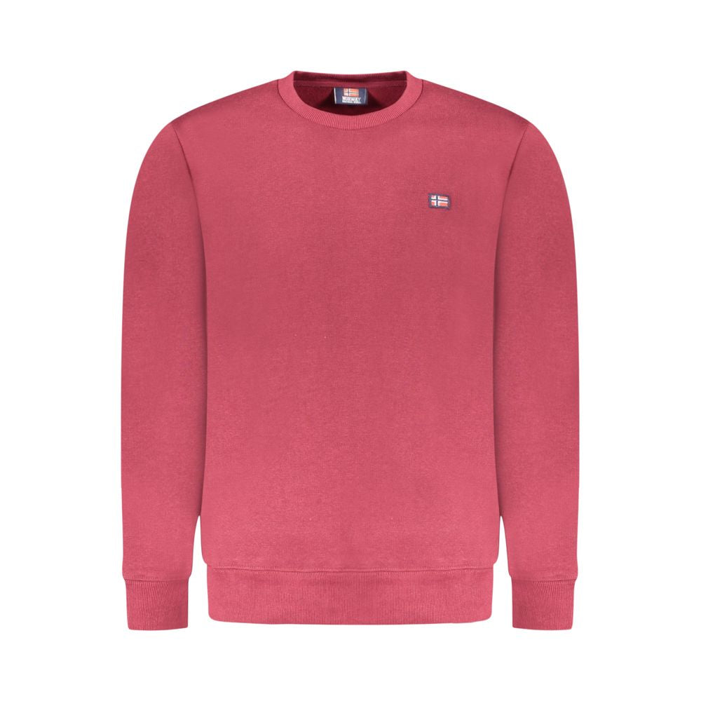 Norway 1963 Red Cotton Men Sweater NO-39705-S