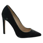 Ovyé Gray Velvet Dress Stiletto Pumps Shoes
