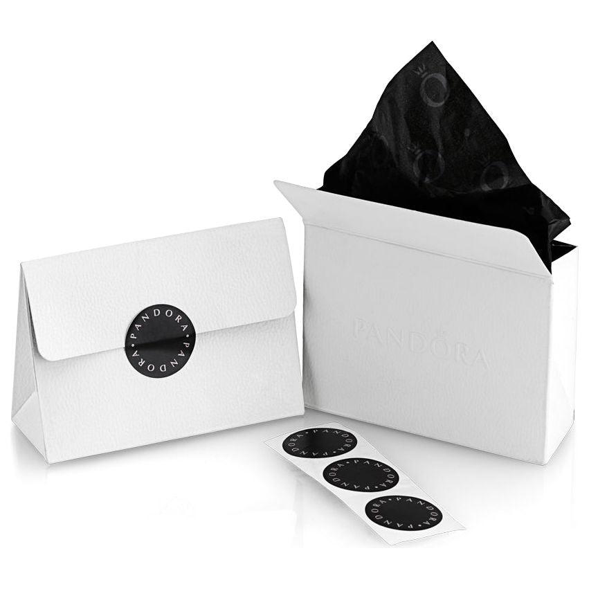 خاتم PANDORA JEWELS موديل CRESCENT MOON BEADED - مقاس 48