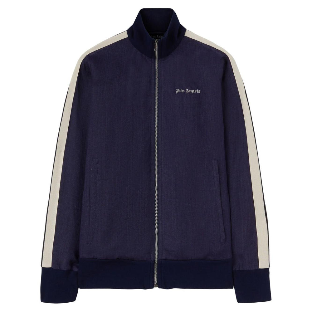 Palm Angels Palm Angels Sweaters Blue PMBD072S24FAB0014603 LDin,Men,Men > Clothing,Men > Clothing > Topwear,New In,Spring - Summer 2024,Yes Eu