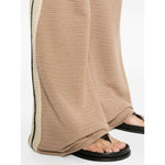 Palm Angels Palm Angels Trousers Beige PWHG021S24KNI0016410 LDin,New In,Spring - Summer 2024,Women,Women > Clothing,Women > Clothing > Trousers,Yes Eu
