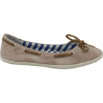 Pantofola D'Oro Beige Suede Lace Bow Loafers Ballet Flat Shoes