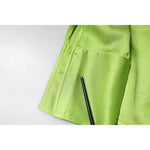 Patrizia Pepe Green Viscose Long Sleeves Collared Blouse Top 1728,67345645728,Clothing,Green,IT44 | L,Material: 100% Viscose,Patrizia Pepe,Preowned / Defect,Tops & T-Shirts - Women - Clothing,Women,Women - Clothing Patrizia Pepe TSH86776-44