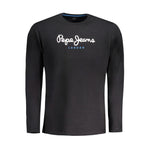 Pepe Jeans Black Cotton T-Shirt PE-31358-S