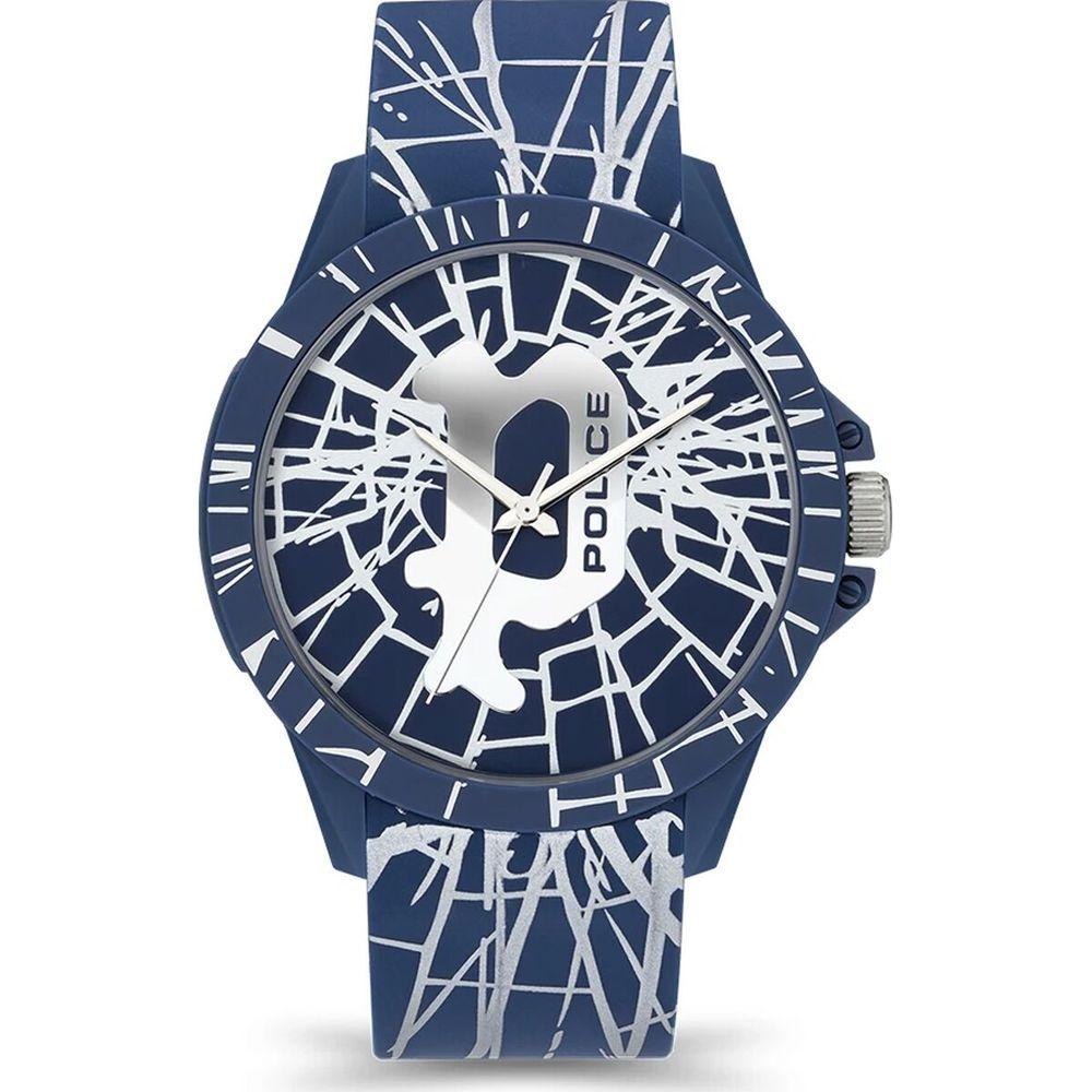 Police Police Blue Synthetic Watch POPEWUM2119561AC 1728,67434610848,Blue,Men,New with tags,Police,Watches,Watches for Men - Watches