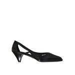 Prada 55mm Cut-Out Satin Pumps PR-8807757480148-EU35/US5