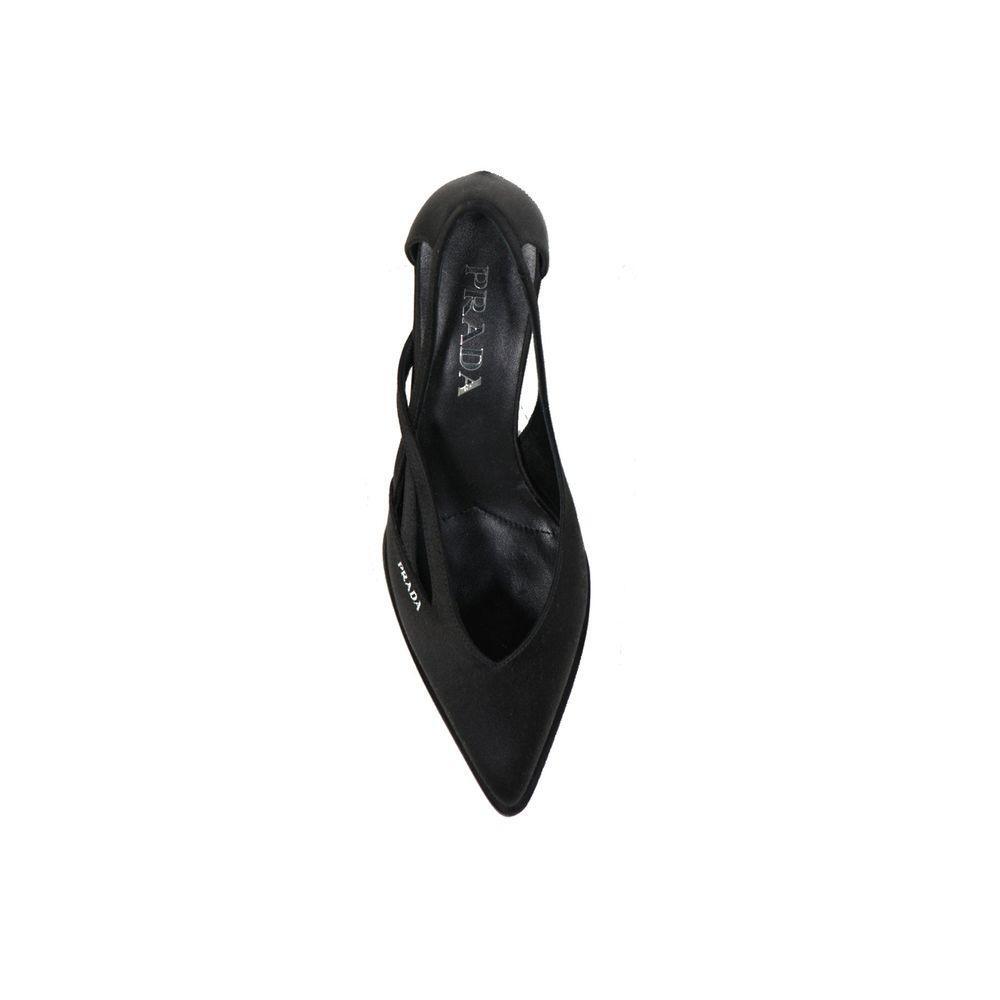 Prada 55mm Cut-Out Satin Pumps PR-8807757480148-EU35/US5