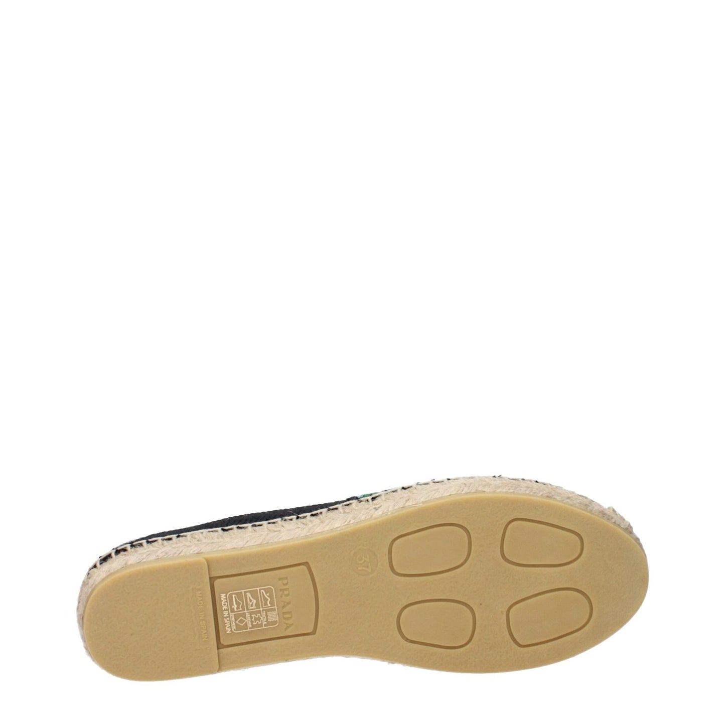 Prada Black Fabric Espadrilles PR-15185724768521-EU37/US7