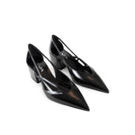 Prada Brushed Leather Cut-Out Pumps PR-8805269438676-EU35/US5