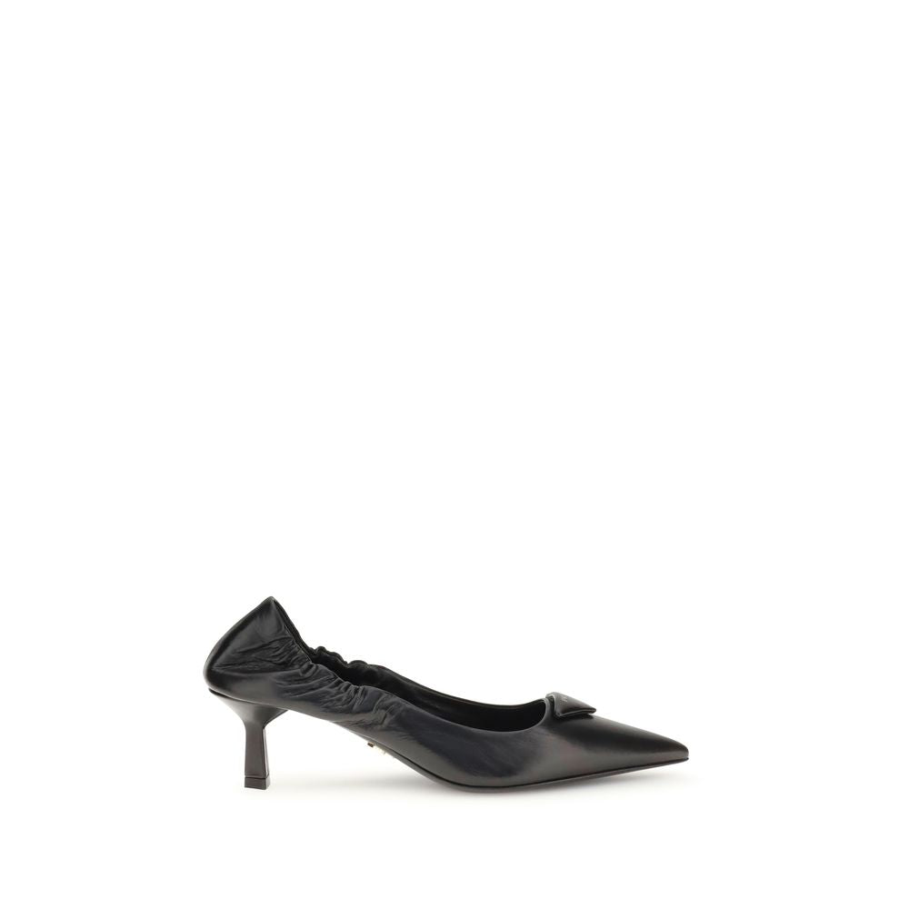 Prada Leather logo Pumps PR-1I188OF055070F0002-EU36/US6