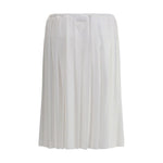 Prada Prada Jersey midi Skirt PR-31145SOOO129VF0009-IT40 | M 1728,72470364320,IT40 | M,New with tags,Prada,Skirts - Women - Clothing,White,Women