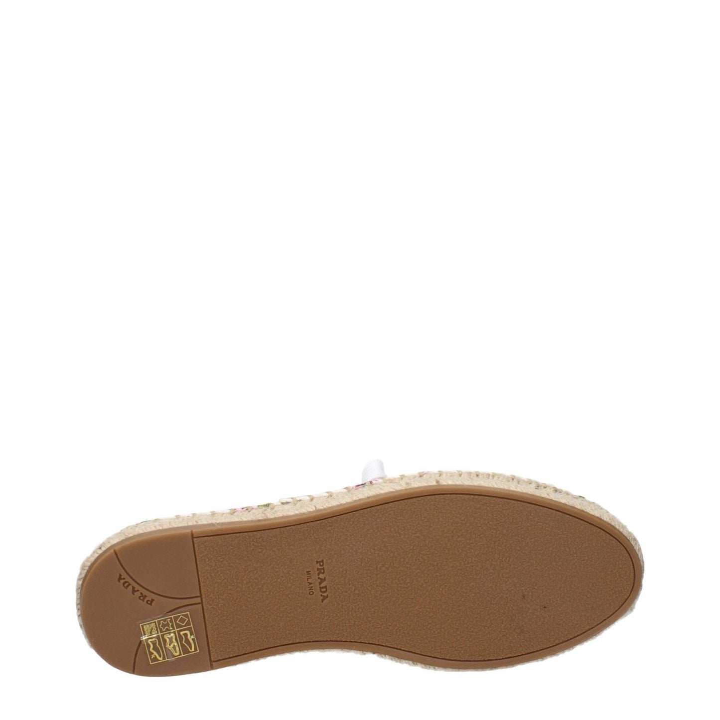 Prada White Fabric Espadrilles PR-15185694556425-EU35/US5