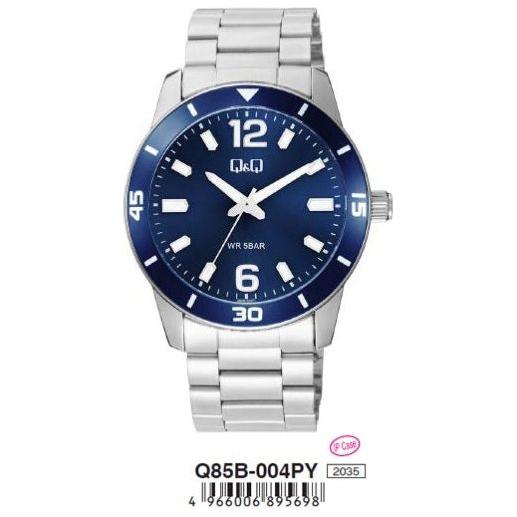 Q&Q Q&Q Mod. GENT DIVER ONLY TIME Q85B-004PY Gent,Gent Ready stocked Watches,READY STOCKED WATCHES,Watches for Men - Watches,Wristwatch