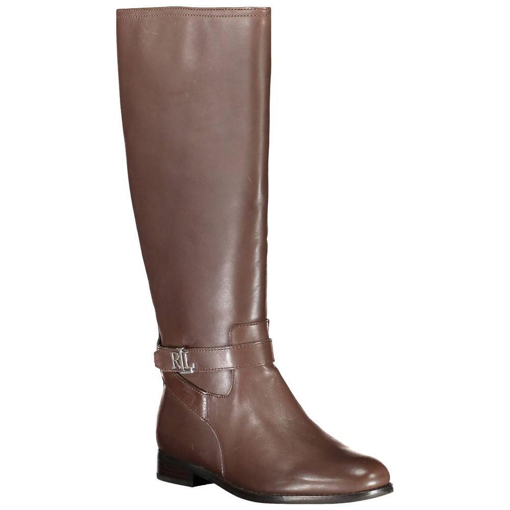 Ralph Lauren Brown Leather Women Boot 1728,67403481248,Boots - Women - Shoes,Brown,EU37/US7,EU38/US8,EU39/US9,EU41/US11,New with tags,Ralph Lauren,Shoes,Women,Women - Shoes RA-16099-EU37/US7