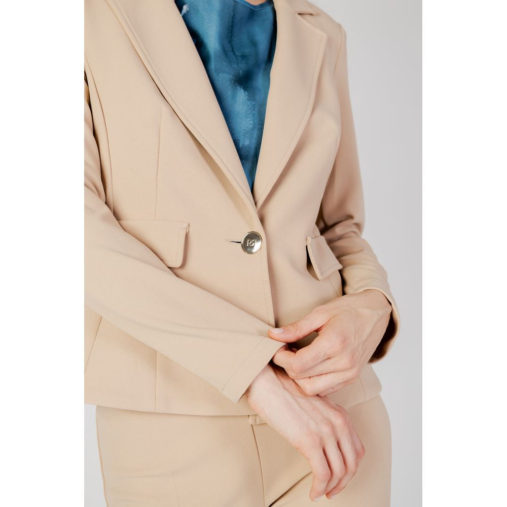 Rinascimento Rinascimento Beige Polyester Suits & Blazer RI-12084800127-IT40|S 1728,71956299936,Beige,Clothing,IT40|S,New with tags,Rinascimento,Suits & Blazers - Women - Clothing,Women,Women - Clothing