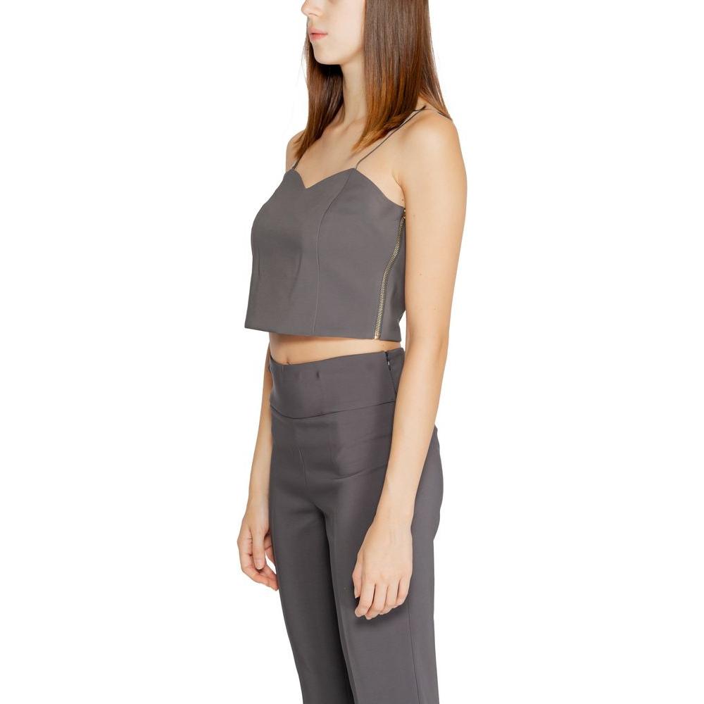Rinascimento Rinascimento Gray Polyester Tops & T-Shirt RI-14931600136-IT40|S 1728,71956299936,Clothing,Gray,IT40|S,New with tags,Rinascimento,Tops & T-Shirts - Women - Clothing,Women,Women - Clothing