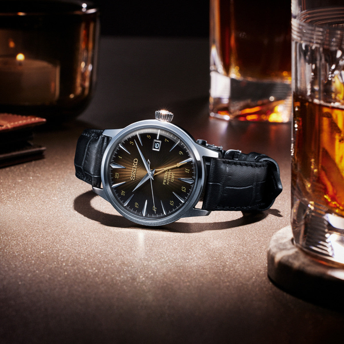 SEIKO PRESAGE Mod. COCKTAIL AUTOMATIC - RUSTY NAIL WATCHES