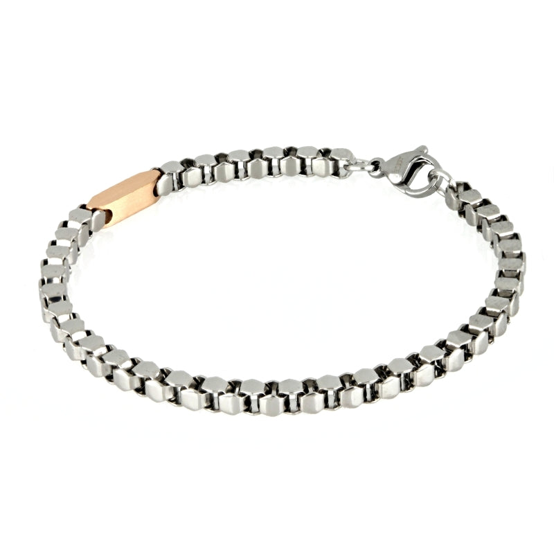 SENSE Mod. BR2986 elegant silver bracelet with modern design, perfect for stylish accessory lovers, featuring unique geometric links.