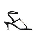 Saint Laurent Cassandra Heeled Sandals SA-8736559399124-EU36/US6