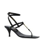 Saint Laurent Cassandra Heeled Sandals SA-8736559399124-EU36/US6