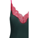 Saint Laurent Lace Top 1728,72470364320,Clothing,Green,M,New with tags,S,Saint Laurent,Tops & T-Shirts - Women - Clothing,Women,Women - Clothing Saint Laurent SA-828250Y37SM2904-M