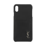 Saint Laurent Saint Laurent Leather XS Iphone Cover SAP605407GD 1728,74866327712,Black,Jewelry,Men,Men - Jewelry,New with tags,Other - Men - Jewelry,Saint Laurent