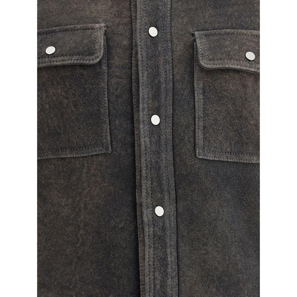 Salvatore Santoro Shearling Jacket SA-49584UGREYSPAGO-IT50 | L