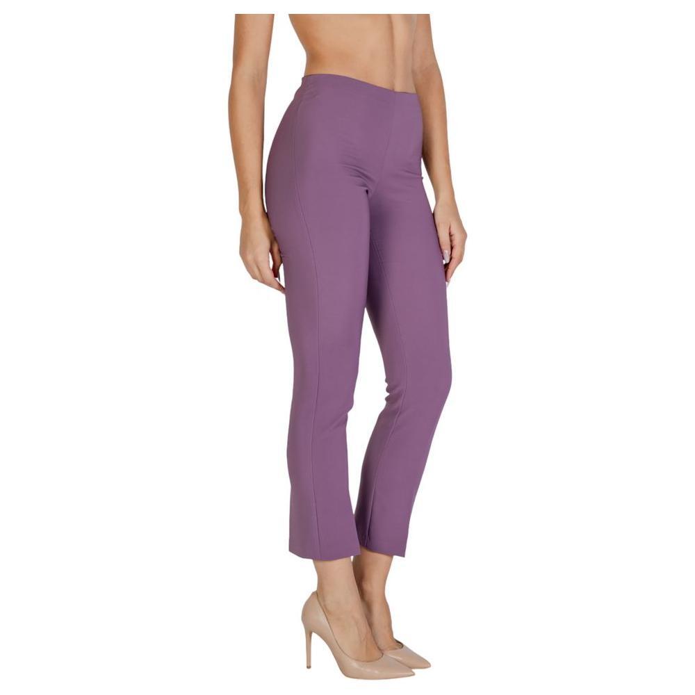Sandro Ferrone Purple Polyester Jeans & Pant 1728,71956299936,Clothing,IT40 | XS,Jeans & Pants - Women - Clothing,New with tags,Purple,Sandro Ferrone,Women,Women - Clothing Sandro Ferrone SA-15619900151-IT40 | XS