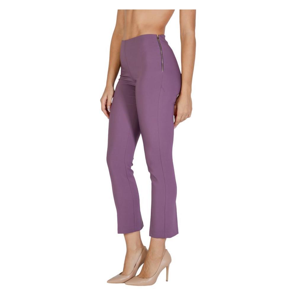 Sandro Ferrone Purple Polyester Jeans & Pant 1728,71956299936,Clothing,IT40 | XS,Jeans & Pants - Women - Clothing,New with tags,Purple,Sandro Ferrone,Women,Women - Clothing Sandro Ferrone SA-15619900151-IT40 | XS