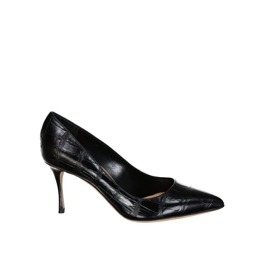 Sergio Rossi Godiva 075 Croc-Effect Leather Pumps SE-8735588745428-EU35/US5