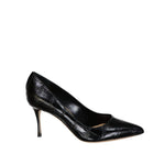 Sergio Rossi Godiva 075 Croc-Effect Leather Pumps SE-8735588745428-EU35/US5