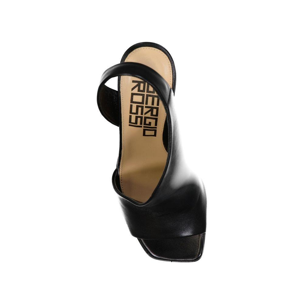 Sergio Rossi Leather Sandals SE-8735591497940-EU34/US4