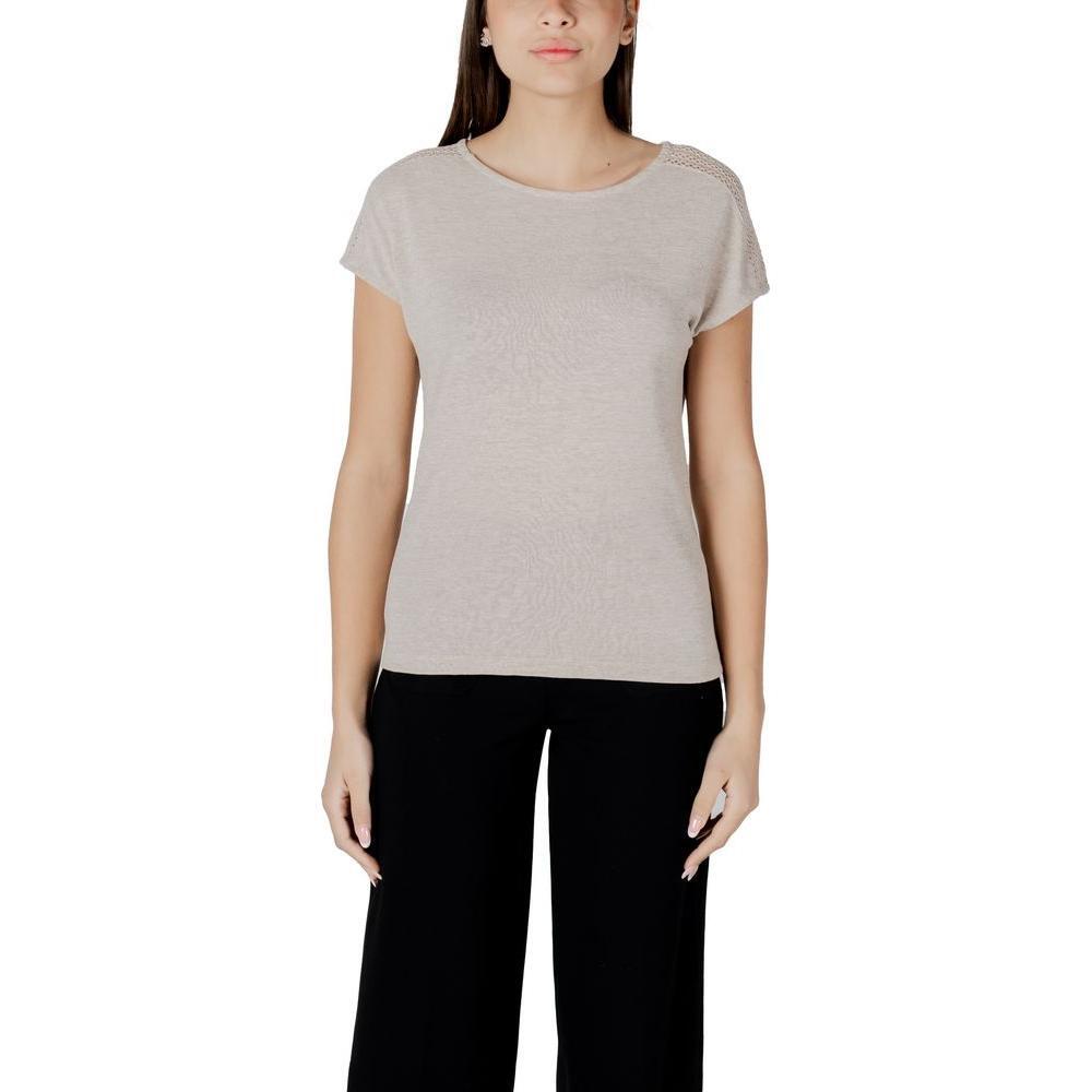 Street One Beige Polyester Tops & T-Shirt