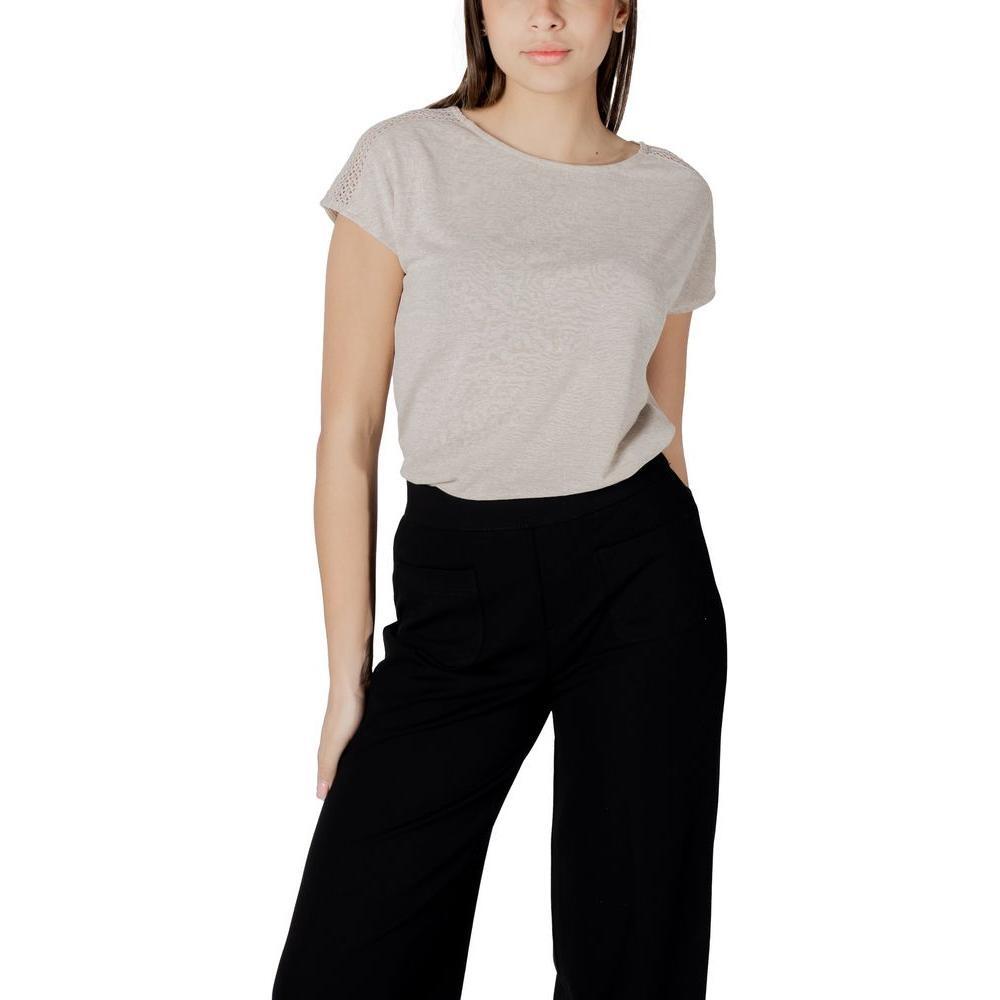 Street One Beige Polyester Tops & T-Shirt
