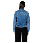Street One Blue Cotton Jackets & Coat