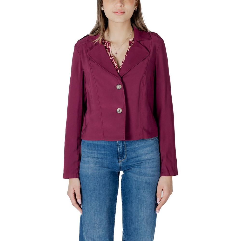 Street One Street One Purple Viscose Jackets & Coat ST-16348102214-IT36|XXS 1728,71956299936,IT36|XXS,IT38|XS,IT40|S,IT42|M,Jackets & Coats - Women - Clothing,New with tags,Purple,Street One,Women
