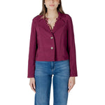Street One Street One Purple Viscose Jackets & Coat ST-16348102214-IT36|XXS 1728,71956299936,IT36|XXS,IT38|XS,IT40|S,IT42|M,Jackets & Coats - Women - Clothing,New with tags,Purple,Street One,Women