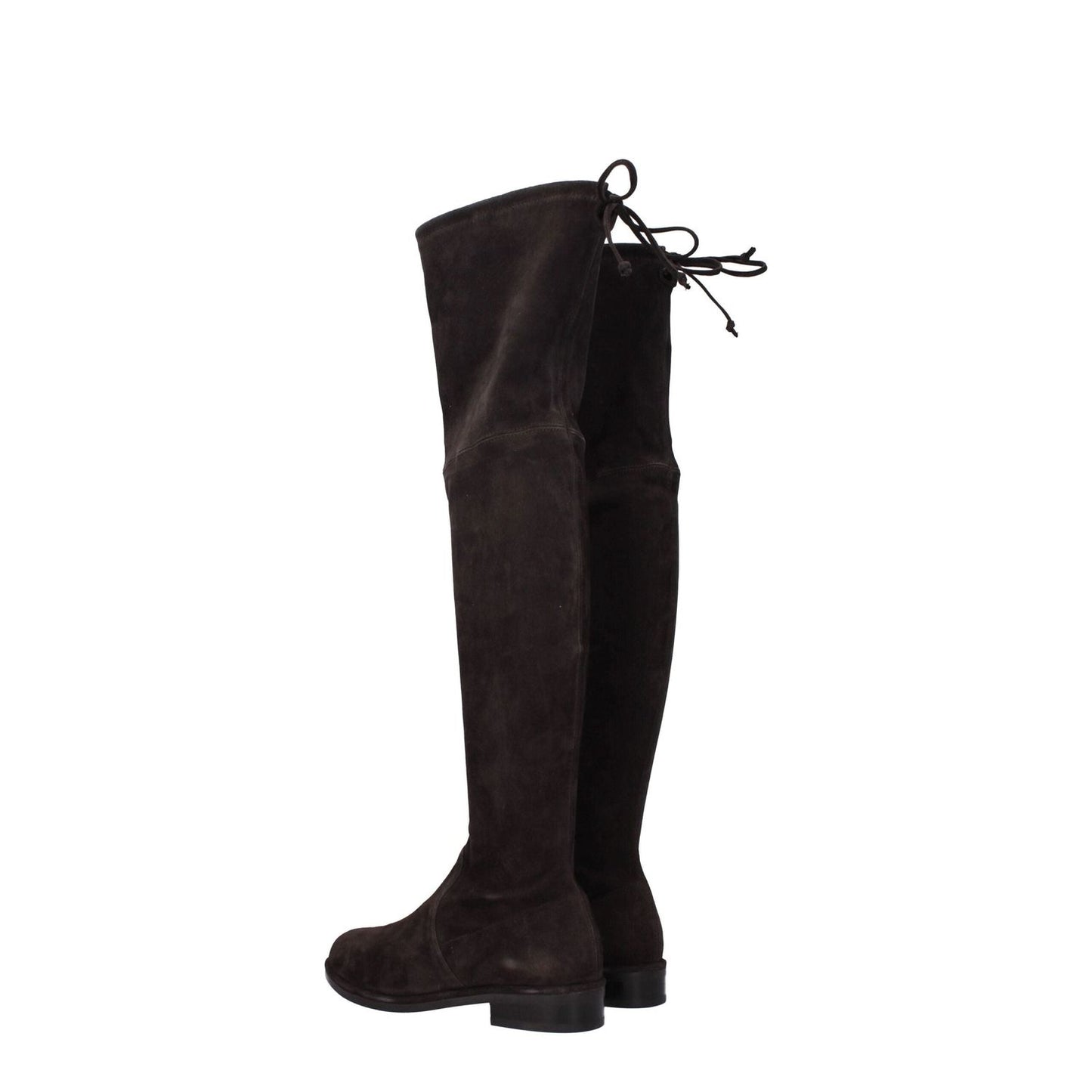 Stuart Weitzman Brown Leather Over The Knee ST-8547426140425-EU35.5/US5.5