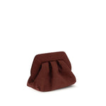 THEMOIRè Bios suede Clutch Bag THTMFW25TSUE120PRUNEBB