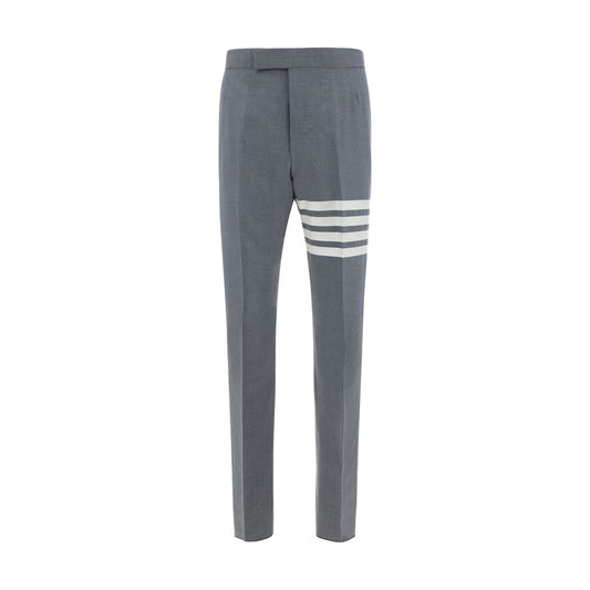 Thom Browne Gray Wool Casual Pants