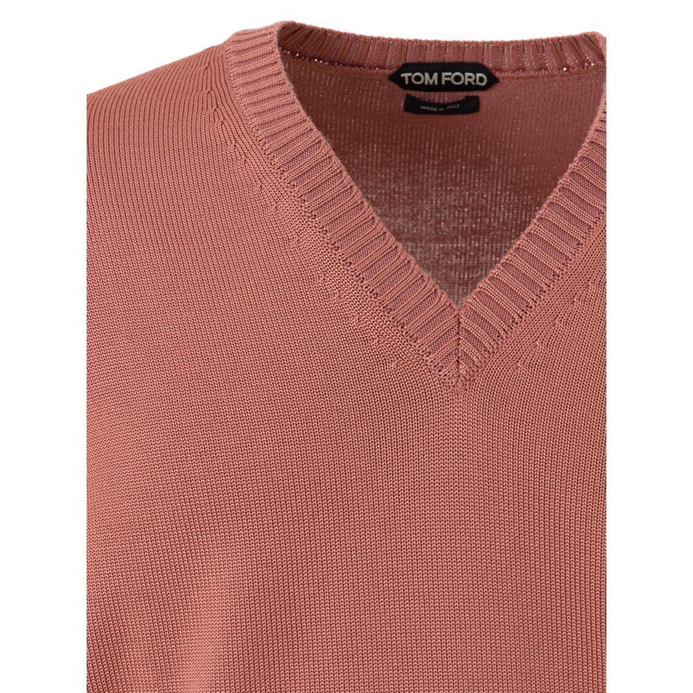 Tom Ford Pink Silk Sweater TO-922820051398-IT50 | L