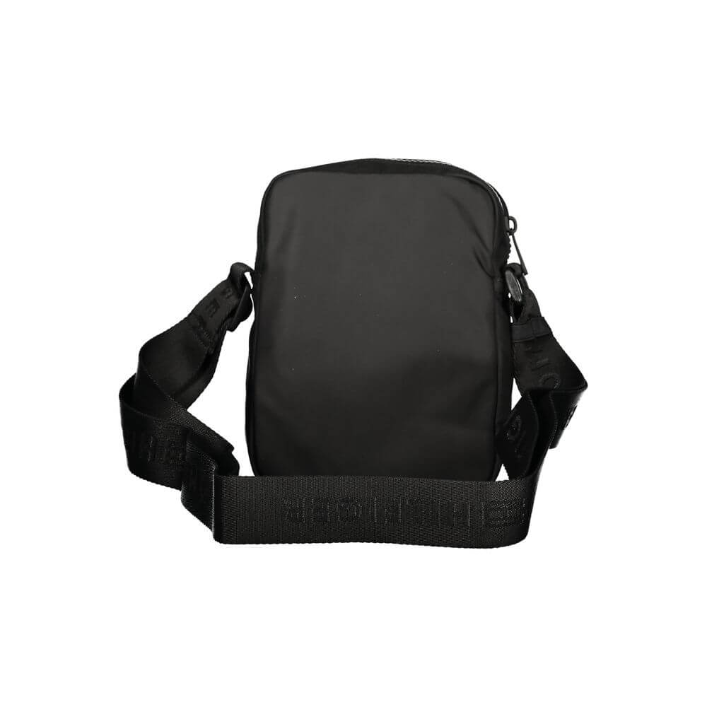 Tommy Hilfiger Black Recycled Polyester Men Shoulder Bag