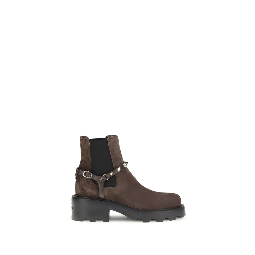 Valentino Garavani Beatles Ankle Boots with studs VA-7W2S0KU2BVJ0TO-EU36/US6