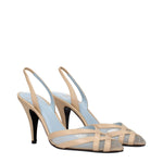 Valentino Garavani Beige Leather Stiletto Heels Sandals VA-15268621779209-EU36/US6