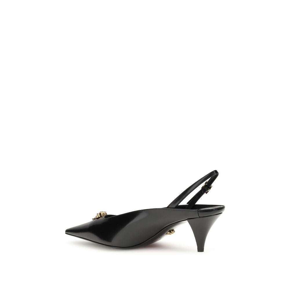 Versace La Medusa slingback Pumps VE-10219051A148351B00V-EU38/US8