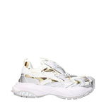 Versace White Fabric Chunky Sneakers VE-15248553050377-EU37/US7